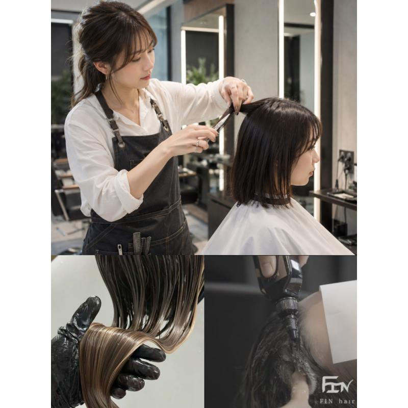 台北中山美髮推薦【FIN HAIR】強健髮根感｜滋養養護＋結構式護髮套票｜滋養髮絲、告別乾枯毛躁斷裂危機MO