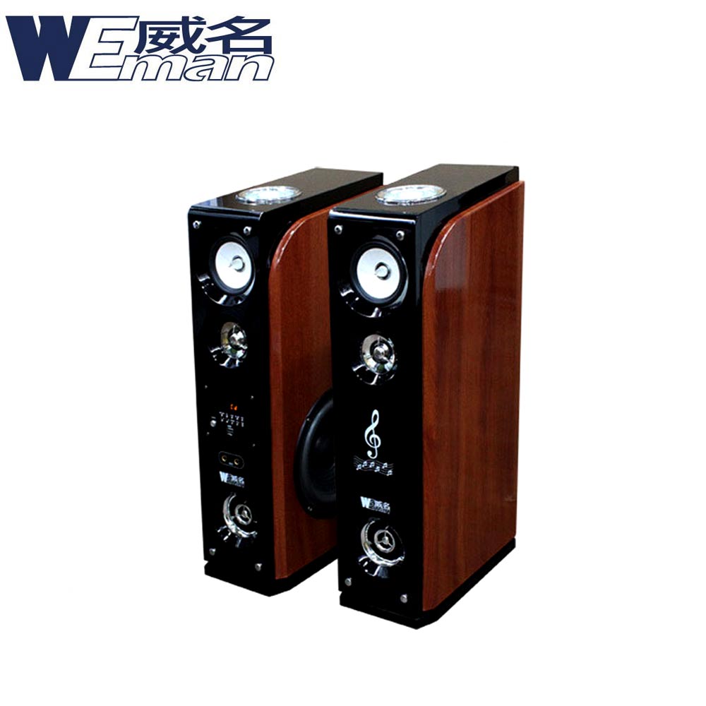 送16G隨身碟【WEMAN威名】主動式RMVB多媒體卡拉OK喇叭組(WLS-358P)