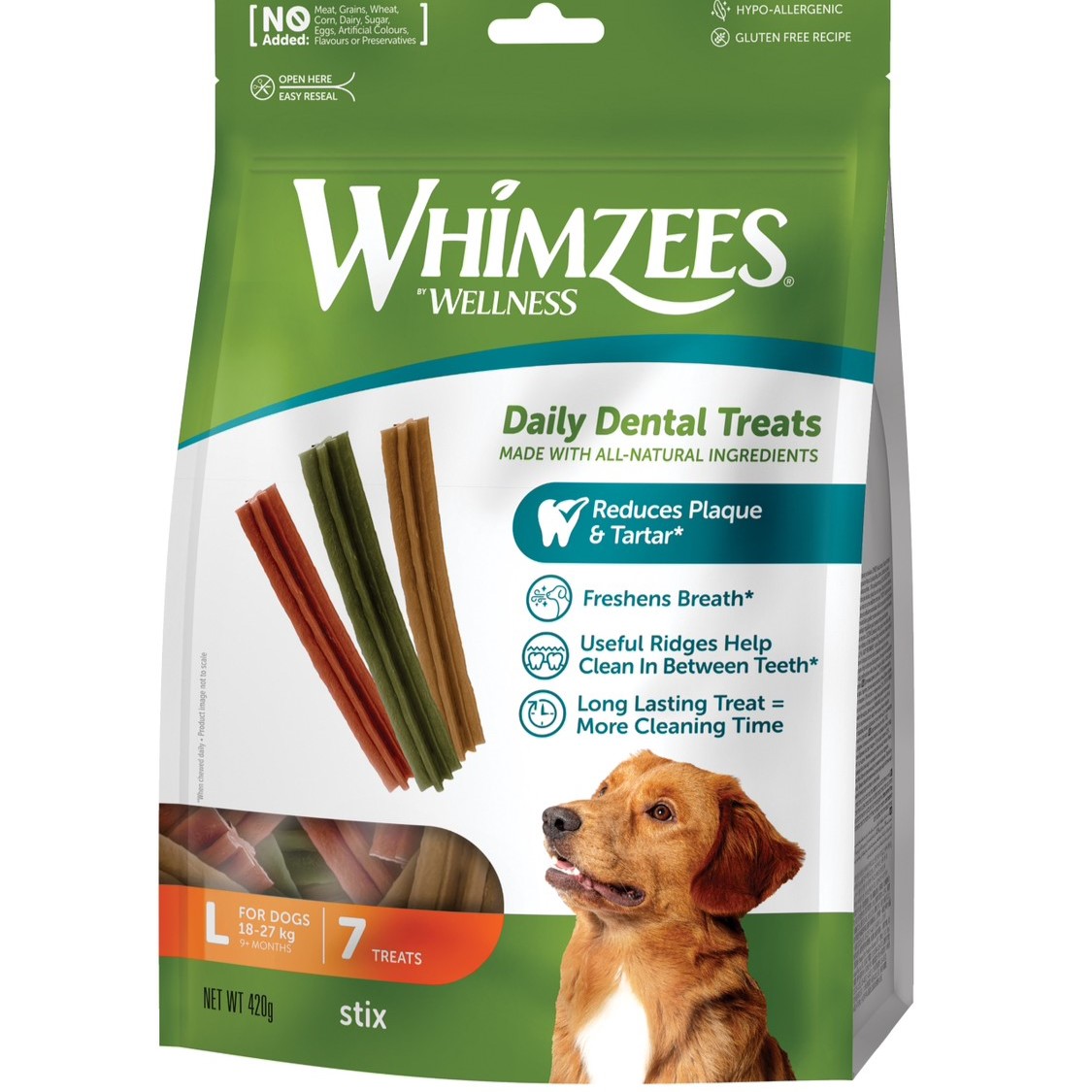 唯潔 WHIMZEES潔牙骨 六角長條超值包L號 減少牙垢 防牙周病 VOHC認證 狗潔牙骨 最新效期