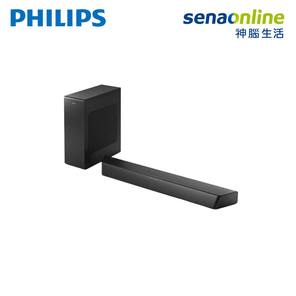 【生日禮】PHILIPS 家庭劇院 2.1聲道Soundbar 黑 TAB7207 96