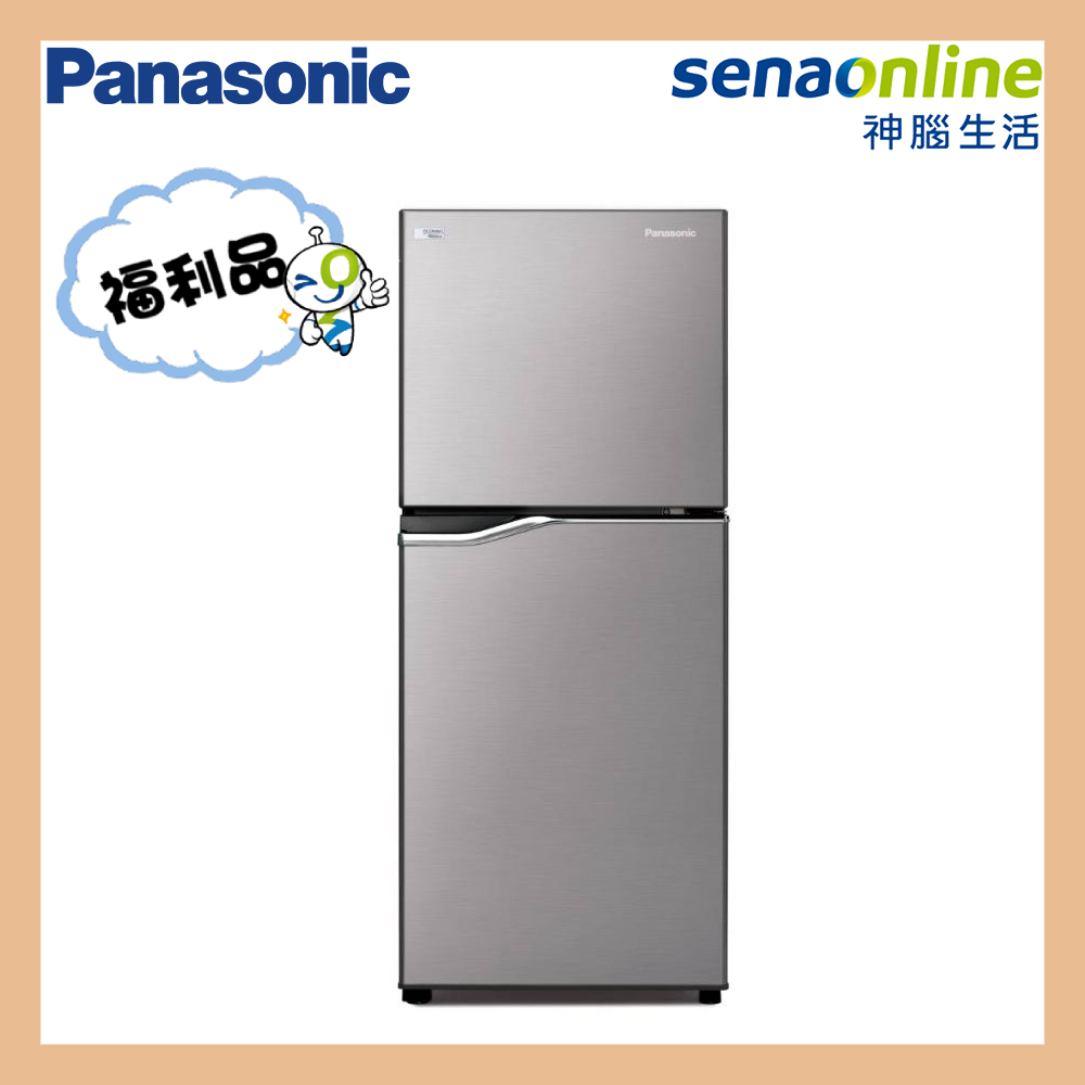 【福利品】Panasonic NR-B171TV-S1 167L 雙門冰箱 晶鈦銀