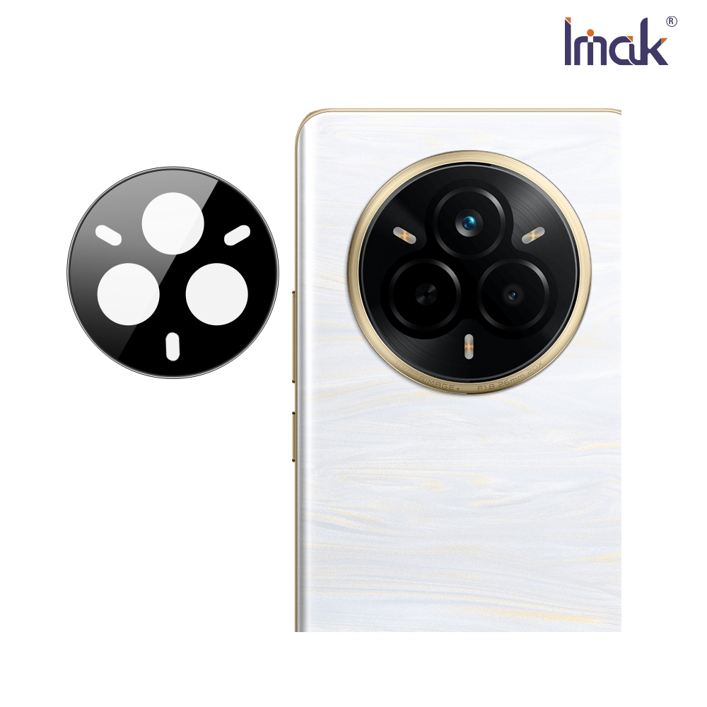 Imak 艾美克 realme 14 Pro 5G 鏡頭玻璃貼(一體式)(曜黑版)
