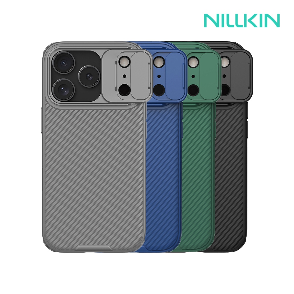 NILLKIN Apple 蘋果 iPhone 17 Pro 黑鏡 Pro 保護殼(深綠)