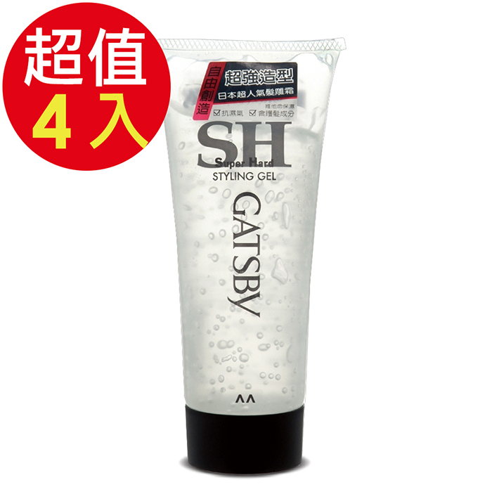 GATSBY 造型髮雕霜(強黏性)x4入(200g/入)