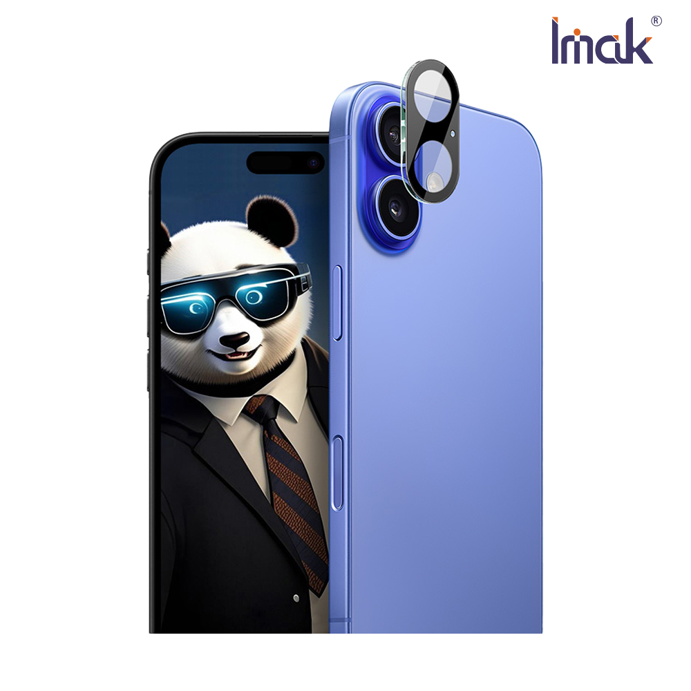 Imak 艾美克 Apple 蘋果 iPhone 17 鏡頭玻璃貼(一體式)(曜黑版)