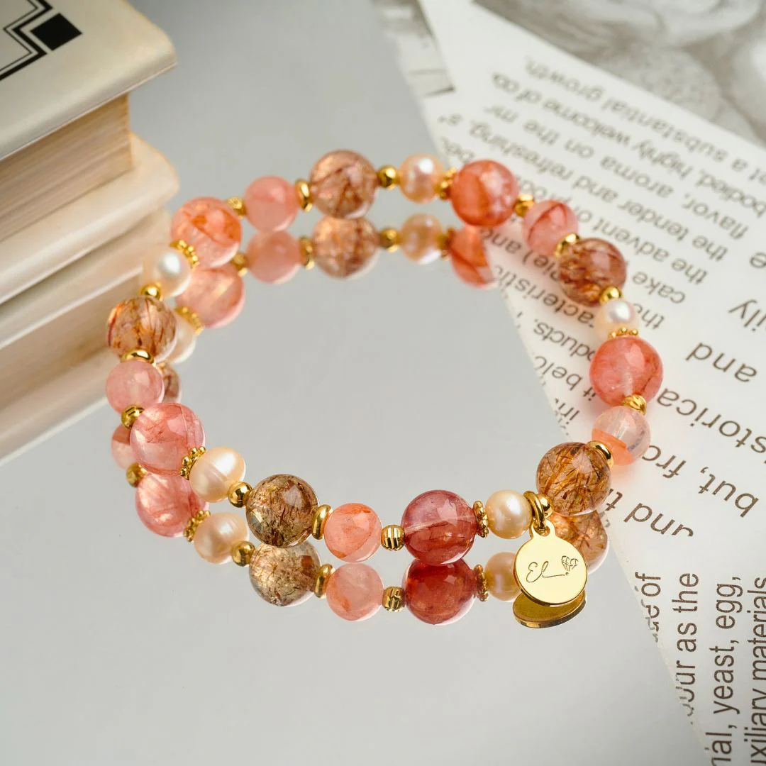 【DOZO嚴選】Encounterlove-熾天使｜黑金超七 紅膠花 珍珠 招財事業愛情防小人