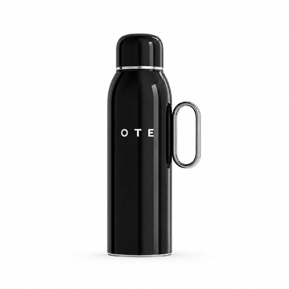 OTE歐堤 LQ Raincolor V2 600ML 316不銹鋼迷你保溫壺 保溫瓶-幻影黑