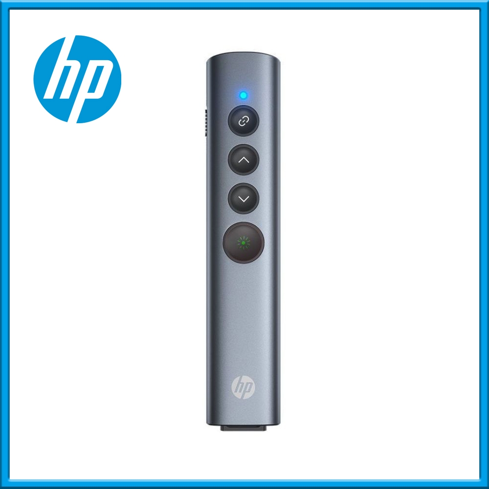 【HP 惠普】SS10 Pro Type-C/USB 紅光翻頁筆(槍灰充電版)