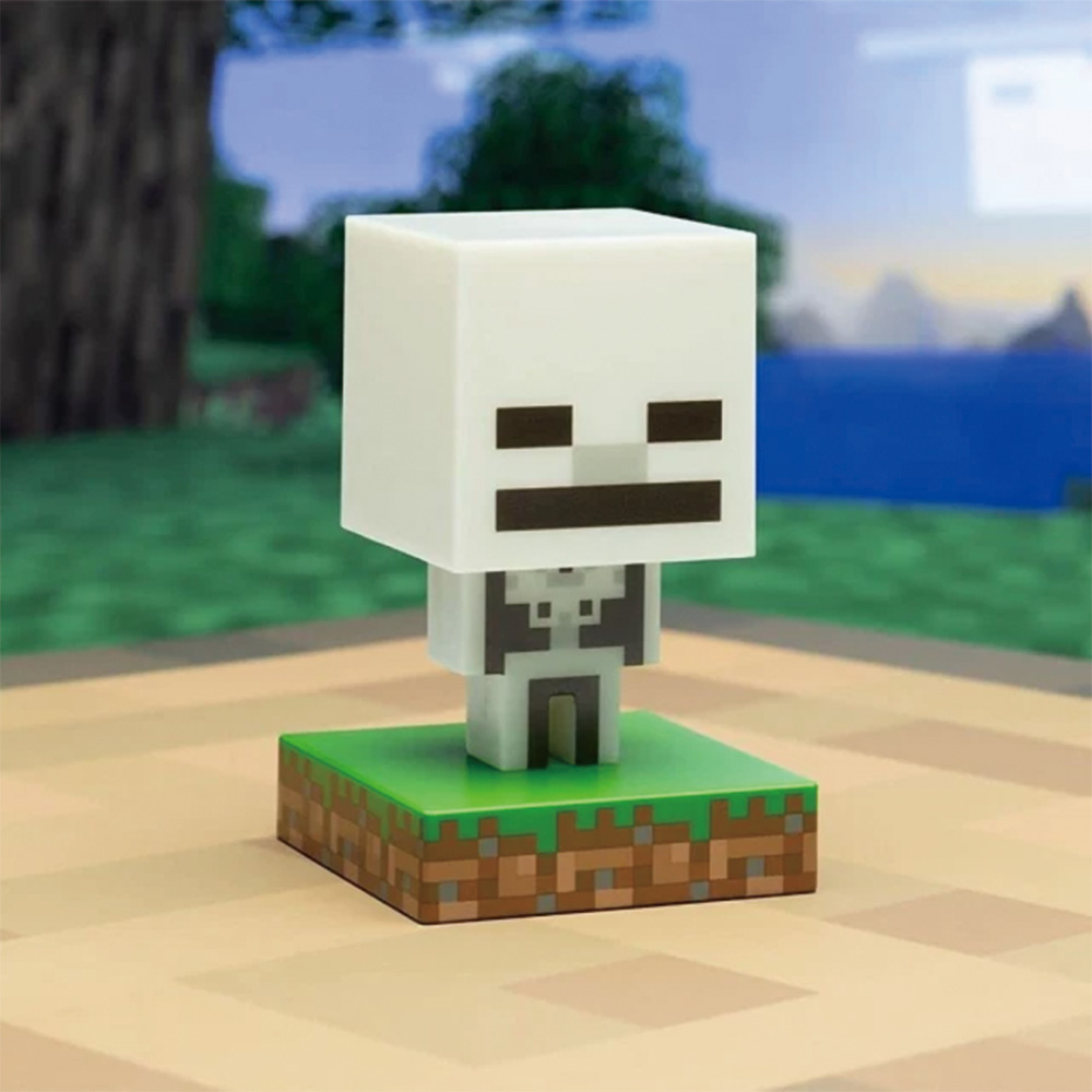 【Paladone UK】Minecraft 麥塊 骷髏苦力怕造型 ICON小夜燈