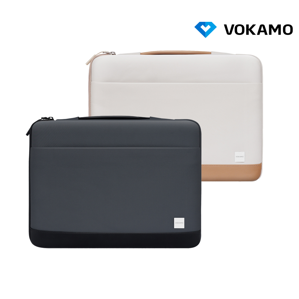 VOKAMO inbag 雅致筆記型電腦手提包(15-16吋)(卡其色)
