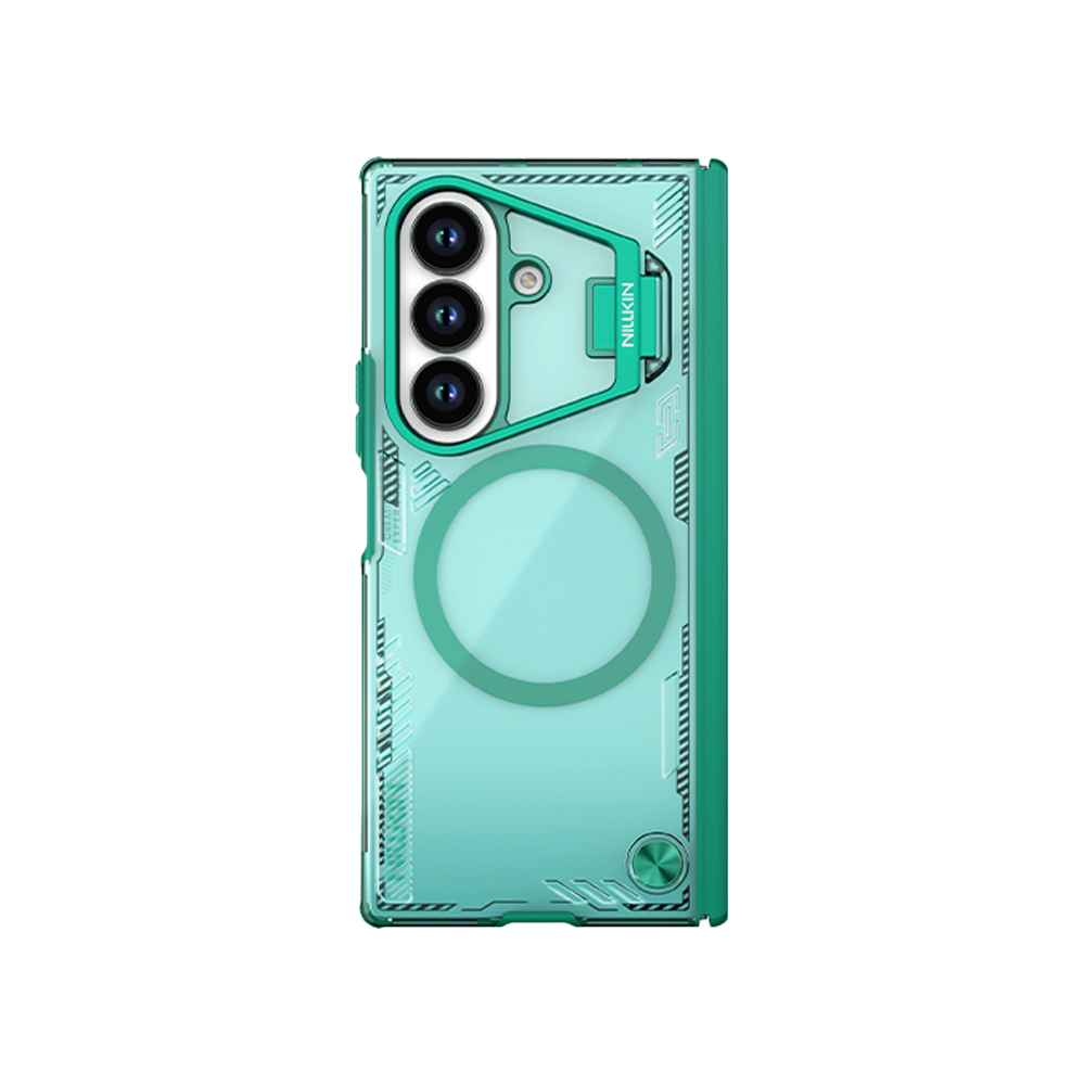 NILLKIN SAMSUNG 三星 Galaxy Z Fold 7 5G 冰空 Prop 磁吸保護殼(冰川綠)