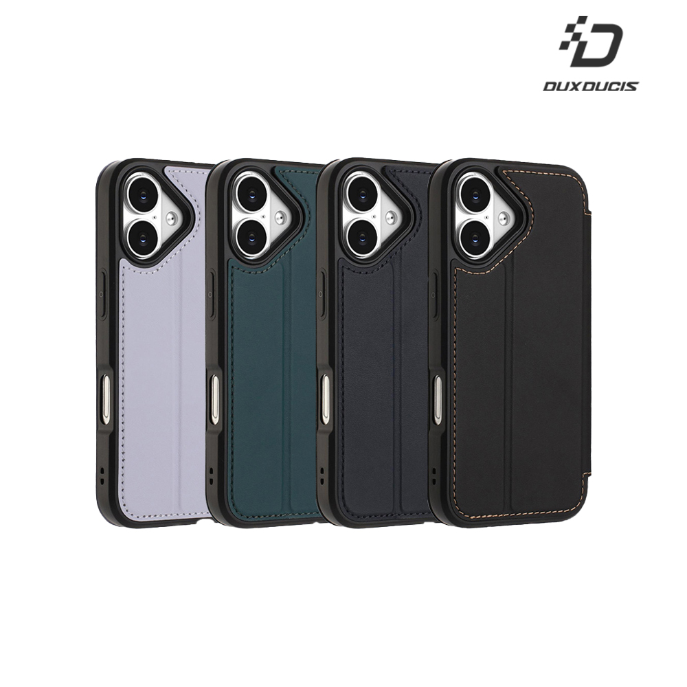 DUX DUCIS Apple 蘋果 iPhone 17 輕磁皮套(孔雀綠)