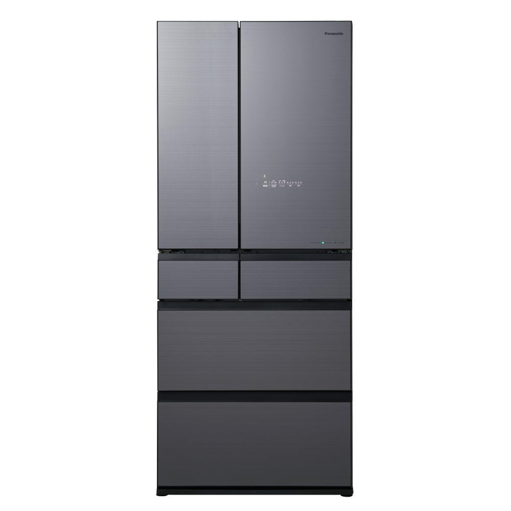 (員需)Panasonic NR-F653WX-H1 650L 日本製無邊框霧面六門玻璃冰箱 霧晶灰