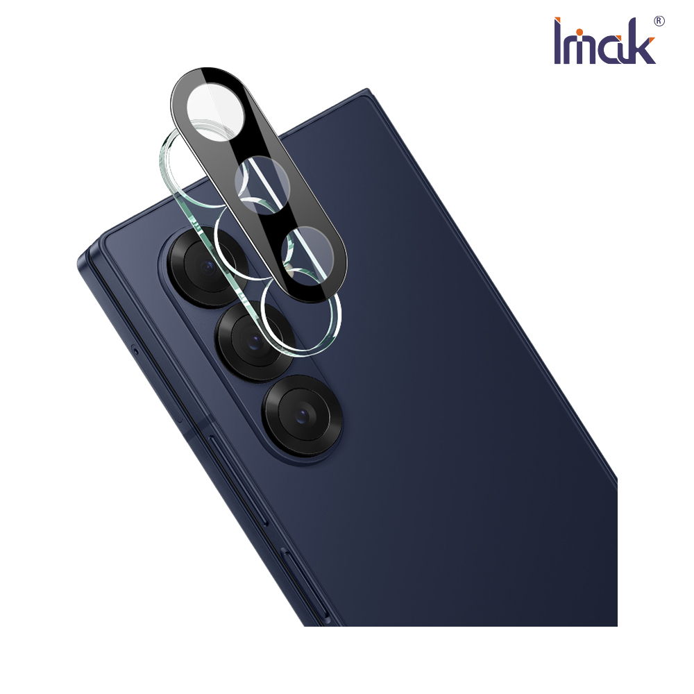 Imak 艾美克 SAMSUNG 三星 Galaxy Z Fold 7 5G 鏡頭玻璃貼(一體式)(曜黑版)