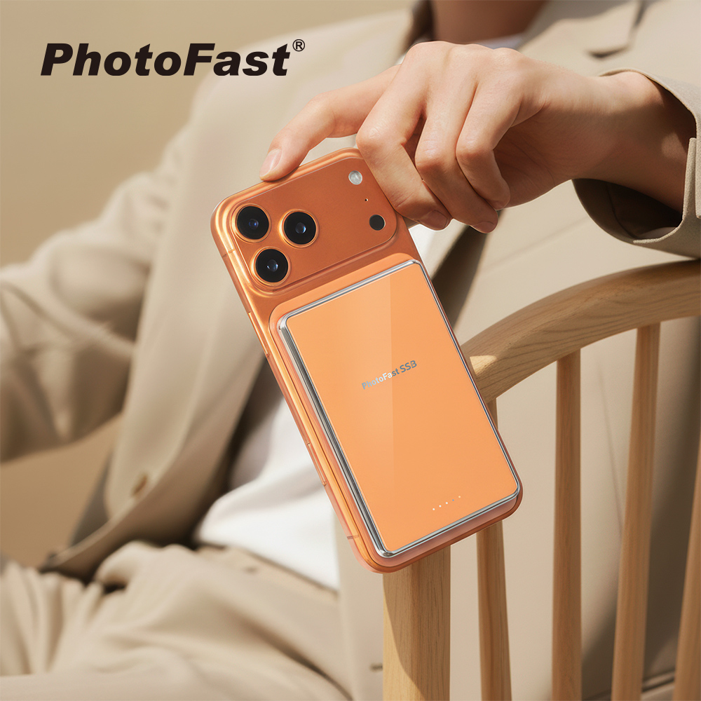 【PhotoFast】SSB MagSlim防爆充 輕薄磁吸固態行動電源5000mAh(有標示Wh)-宇宙橙