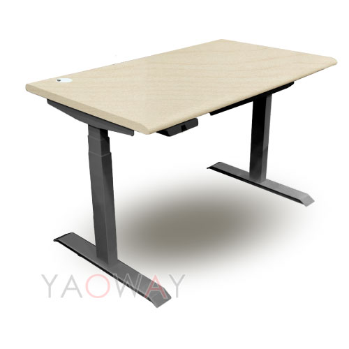 JT.JiTi ONEH電動升降桌120 x 70_0756天然楓木+黑腳【耀偉】