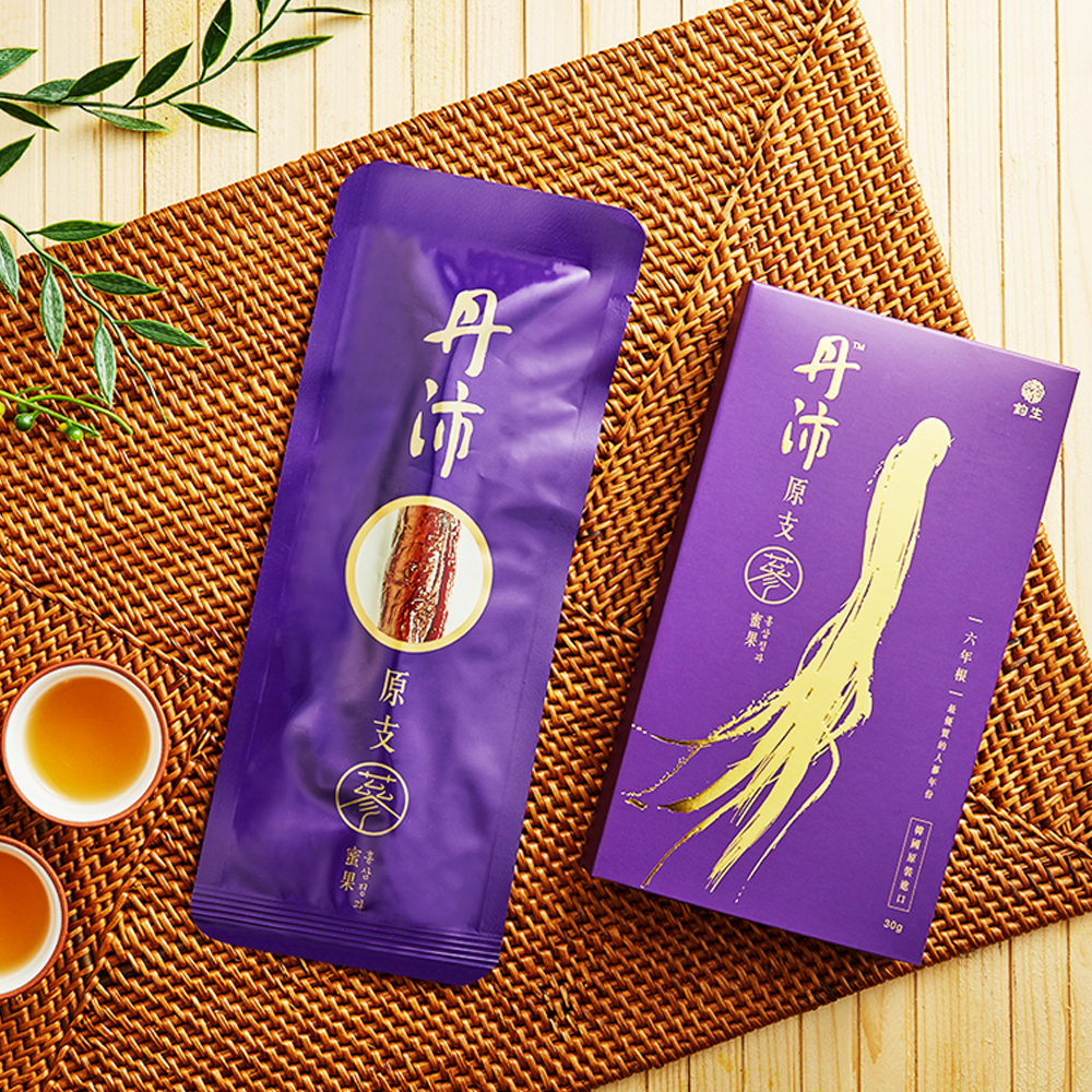 【買十送五】 丹沛 六年根原支蔘蜜果-單入(盒裝)保存期限2020.5