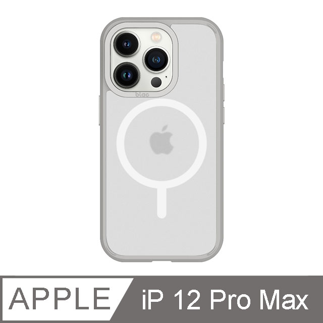 iPhone 12 Pro Max 6.7吋 BLAC Aurora極光霧透 MagSafe iPhone手機殼 迷霧灰