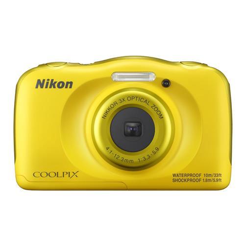 NIKON COOLPIX W100 - 黃色 送32G記憶卡+專用電池+清潔組+螢幕保護貼+讀卡機+小腳架 數位相機(公司貨)