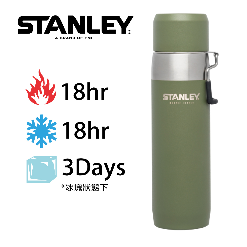 【美國Stanley】強悍系列保溫瓶 0.65L-橄欖綠(9/30~10/3訂單會延後至10/5開始出貨)