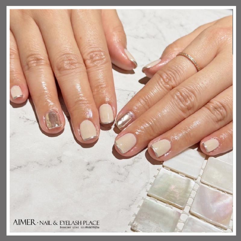 台北中山區 【Aimer 艾．指藝美睫】手部造型凝膠含他店卸甲，限定六款，可換底色（不含延甲、保養）  優惠券(MO)
