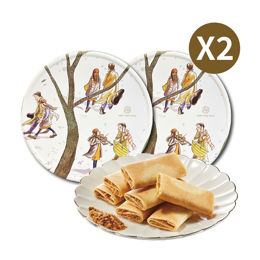 【新東陽】 經典肉鬆脆捲禮盒(10入/盒) 幾米限定款X2入(贈提袋)(隨手包/獨立包裝/下午茶/點心/幾米)