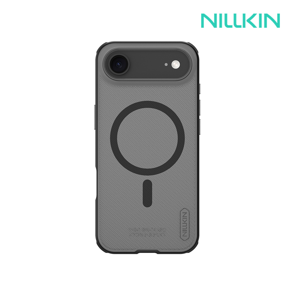 NILLKIN Apple 蘋果 iPhone Air 磨砂護盾 Pro 磁吸保護殼(透黑)