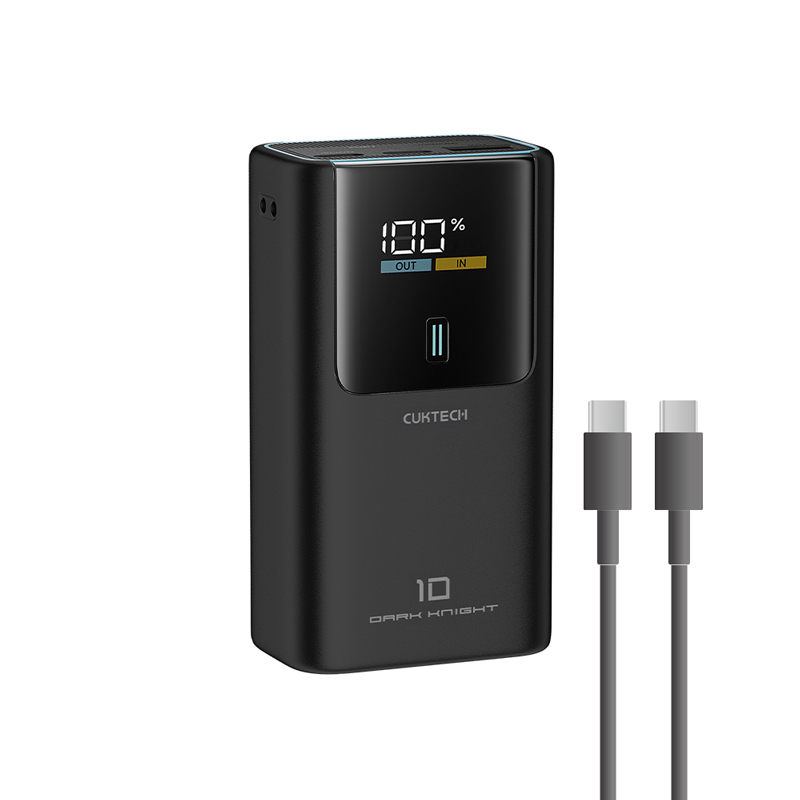 【Wh+CCC標示】CUKTECH 酷態科 10號MINI 55W 行動電源 10000mAh (PB1055) - 鈦黑