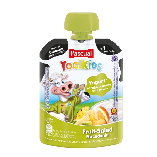 聯馥食品【PASCUAL帕斯夸】兒童綜合水果優格(袋裝)80g/袋x24入