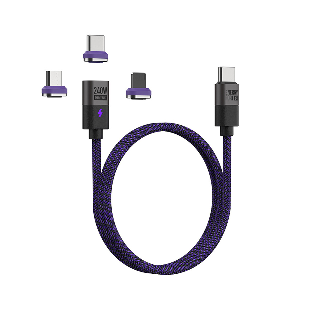 ENERGY FORT Type-C to Lightning 快充磁吸線(240W)(1.2M)