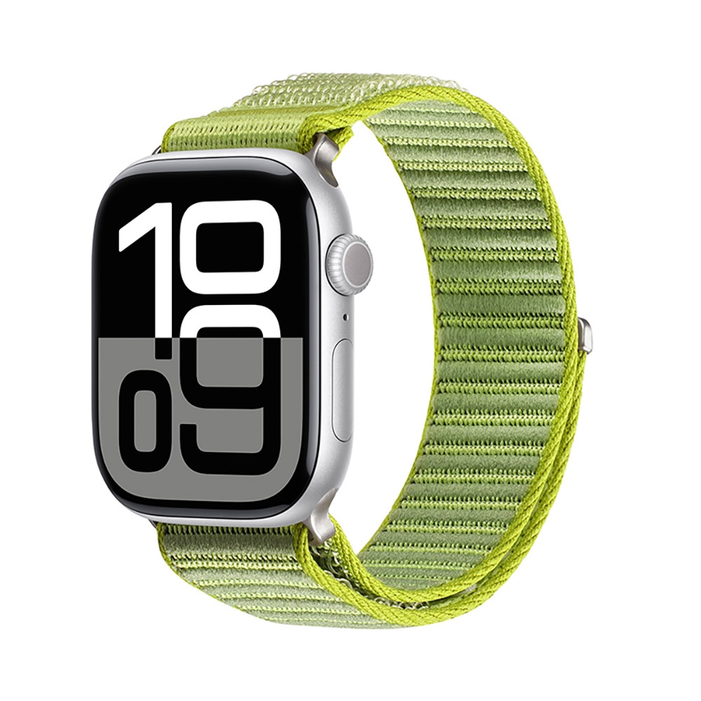 DUX DUCIS Apple Watch (42/44/45/46/49mm) YE 尼龍編織錶帶 (原野綠)