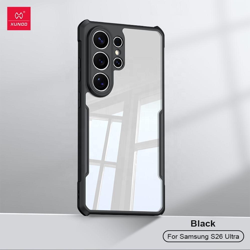 XUNDD 甲蟲系列 SAMSUNG Galaxy S26 Ultra 防摔保護軟殼 炫酷黑