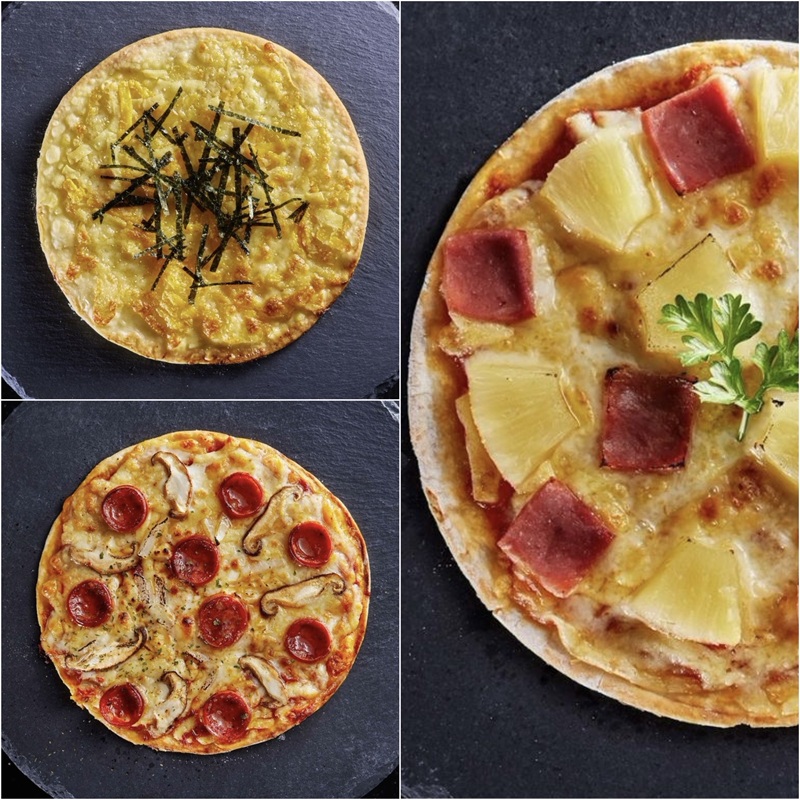 【DOZO嚴選】曼曼啃PIZZA-熱銷人氣 3件組 x1組 (口味:明太子起司、德式慕尼黑香腸、經典夏威夷各1入)