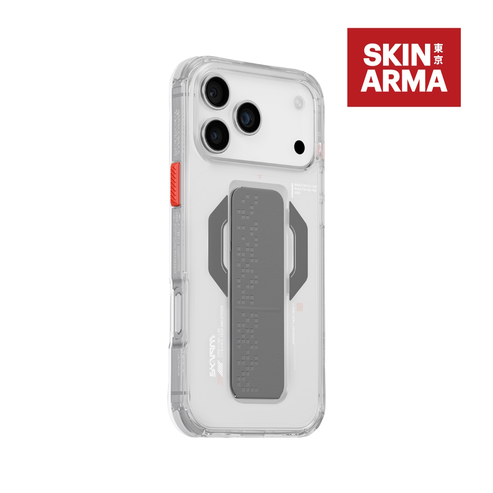 SKINARMA Haxa iPhone 17 Pro Max 6.9 磁吸支架簡約款 透明