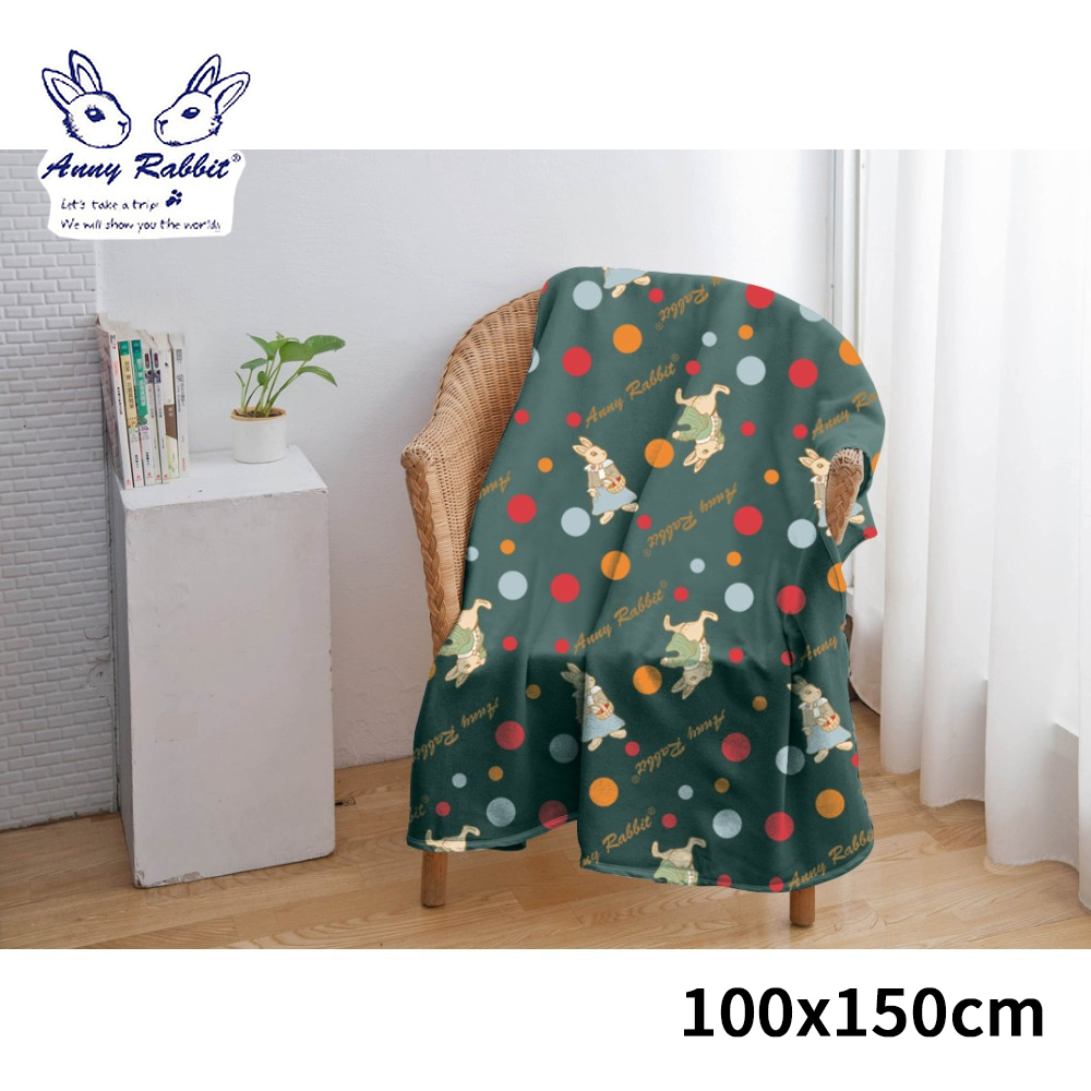 安妮兔 羊羔絨複合毯100x150cm(盒裝) TA-F511C