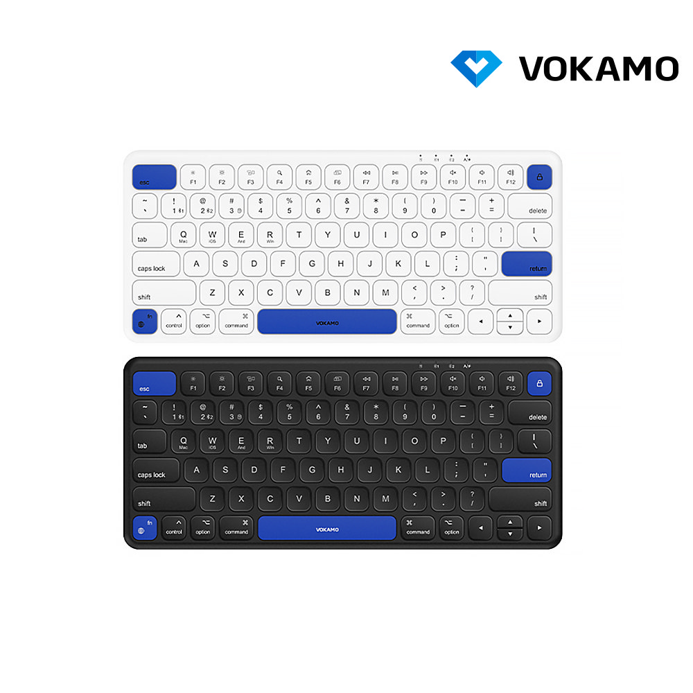 VOKAMO iLink 智聯雙模無線藍牙鍵盤(黑色)