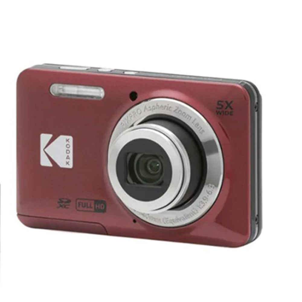 【Kodak 柯達】FZ55 5倍光學變焦 PIXPRO數位相機-紅色