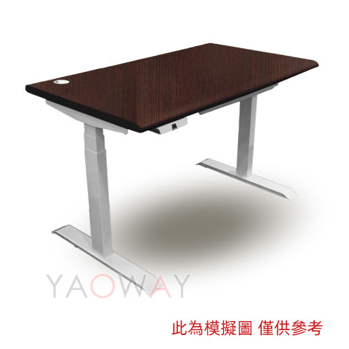 JT.JiTi ONEH電動升降桌120 x 70_5997艾莉絲胡桃木+白腳【耀偉】