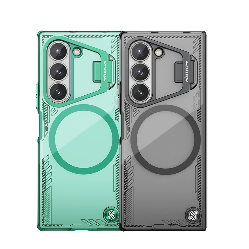 NILLKIN SAMSUNG 三星 Galaxy Z Fold 6 5G 冰空 Fold 磁吸保護殼(暗夜黑)
