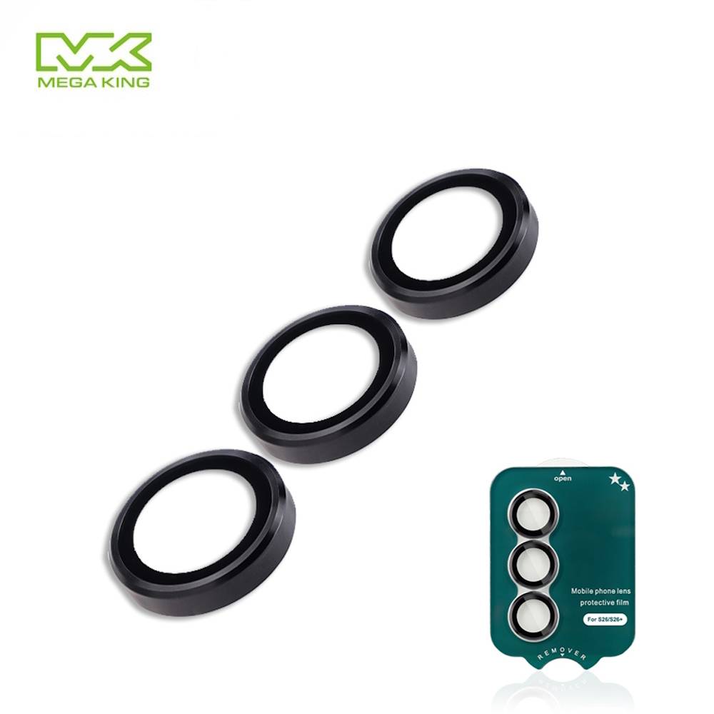 MEGA KING 三星 Galaxy S26/S26+ 藍寶石鏡頭貼 黑