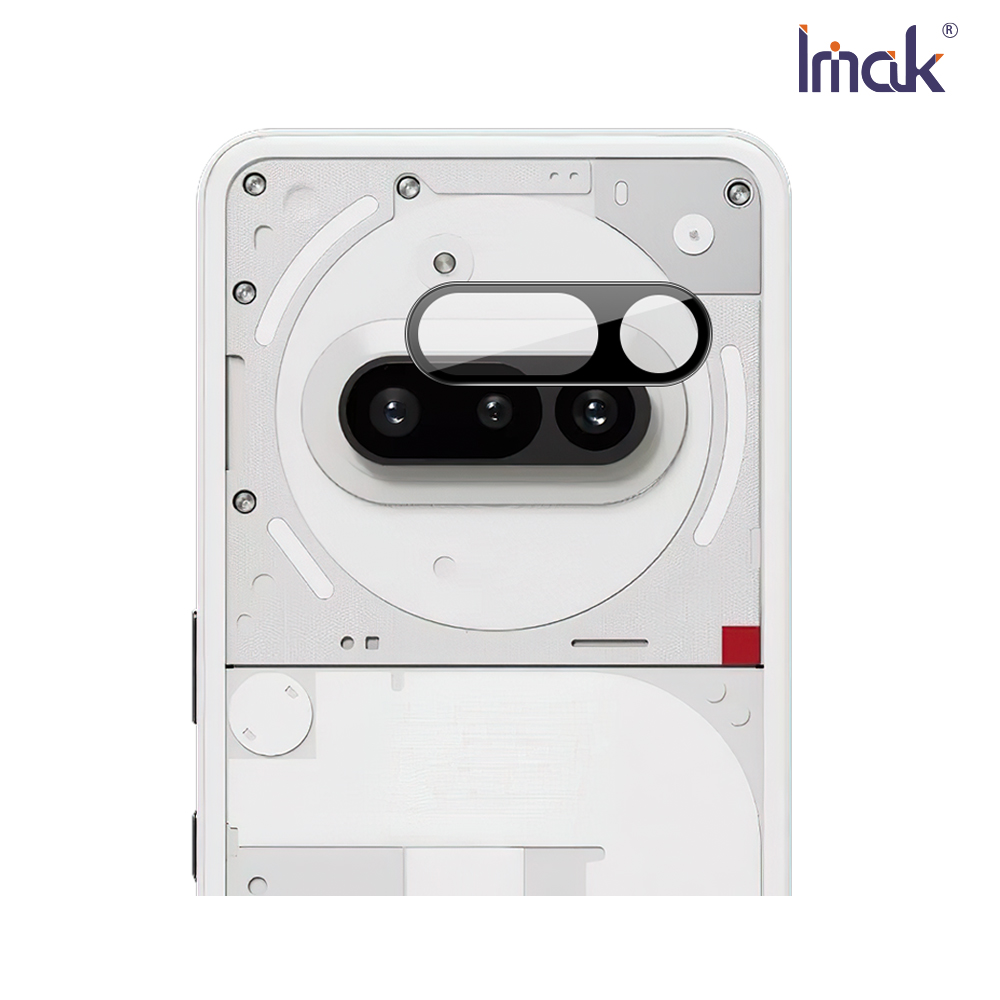 Imak 艾美克 Nothing Phone (3a) 鏡頭玻璃貼(一體式)(曜黑版)