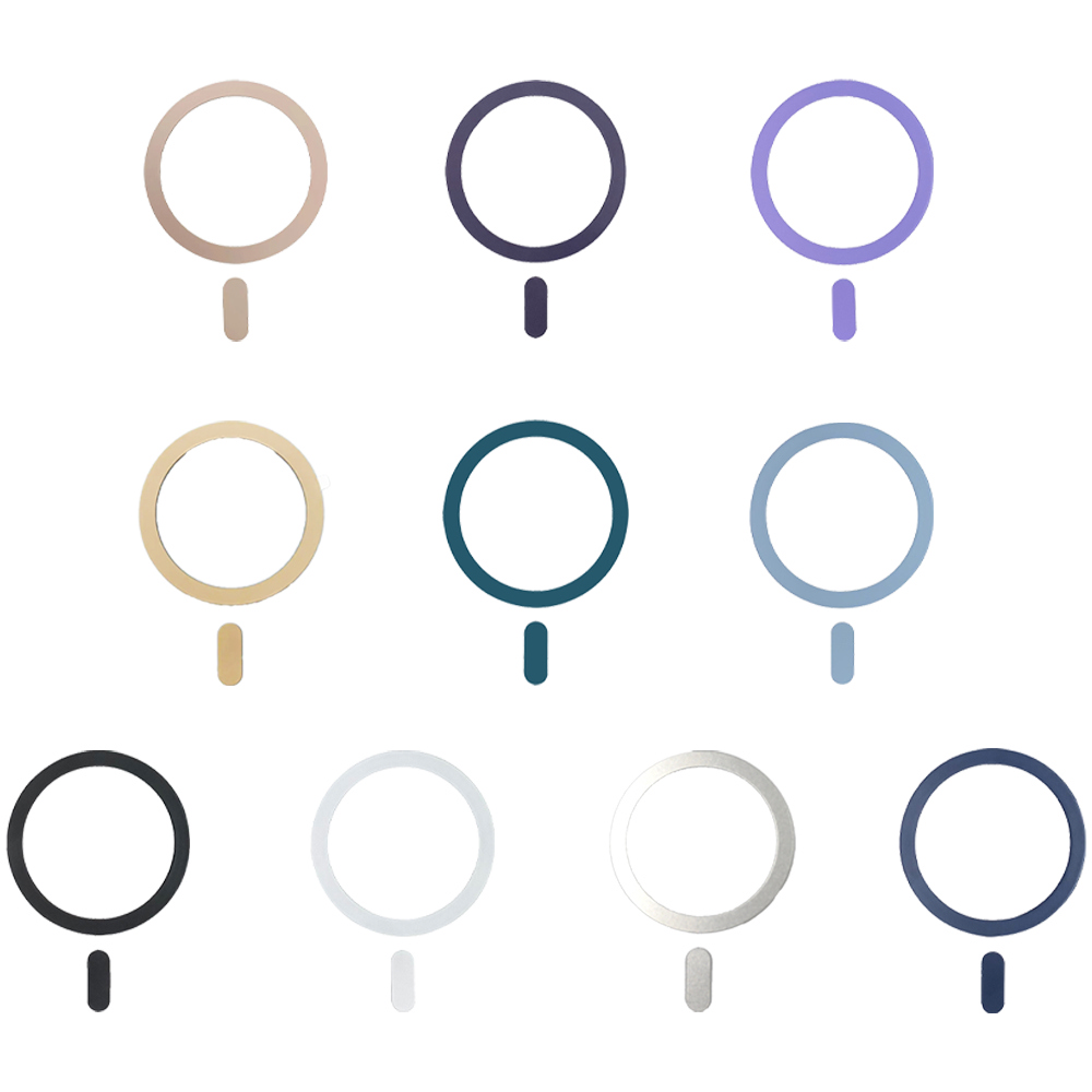 MagSafe 黏貼式磁鐵片(含定位點貼)(淺紫)