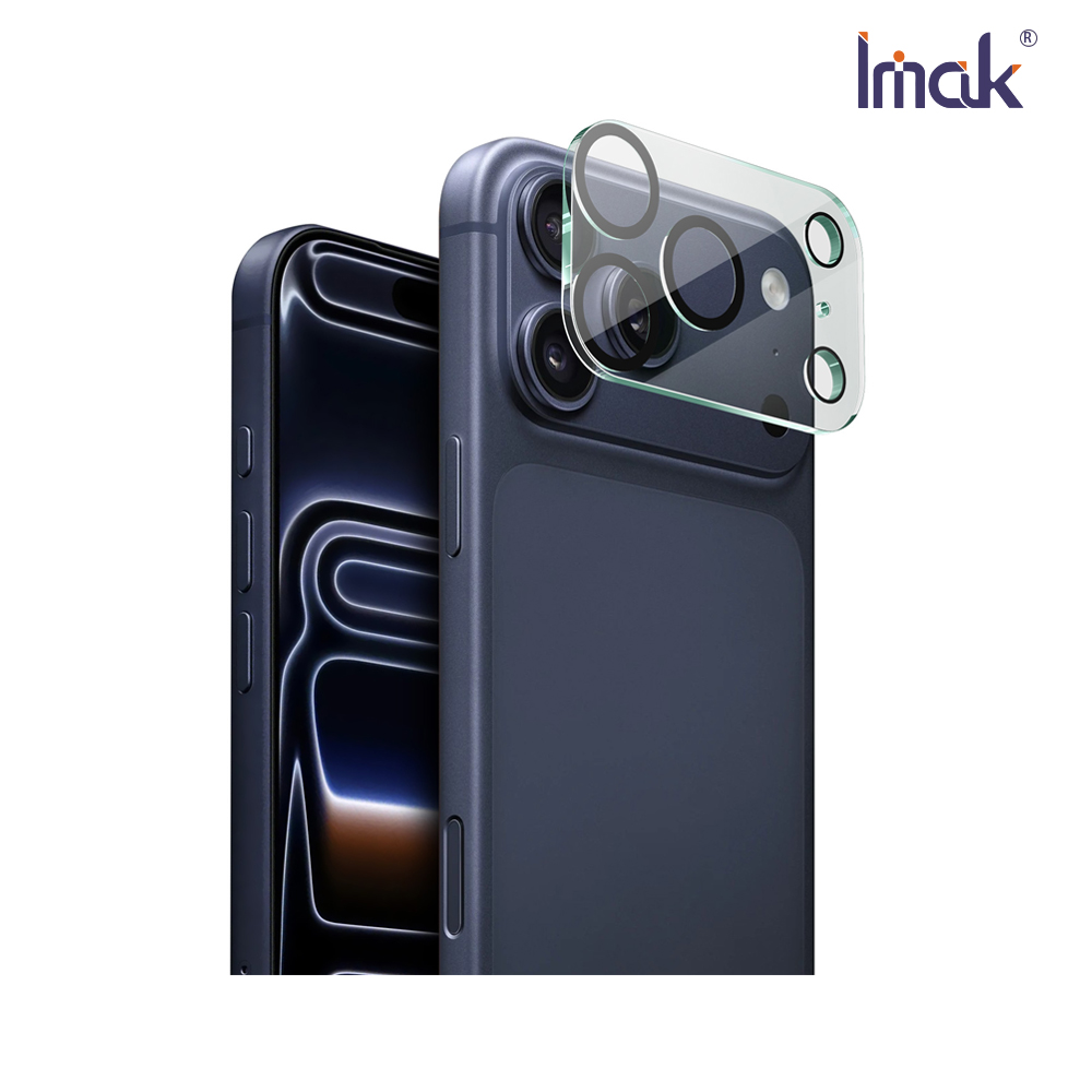 Imak 艾美克 Apple 蘋果 iPhone 18 Pro Max 鏡頭玻璃貼(一體式)(黑圈版)