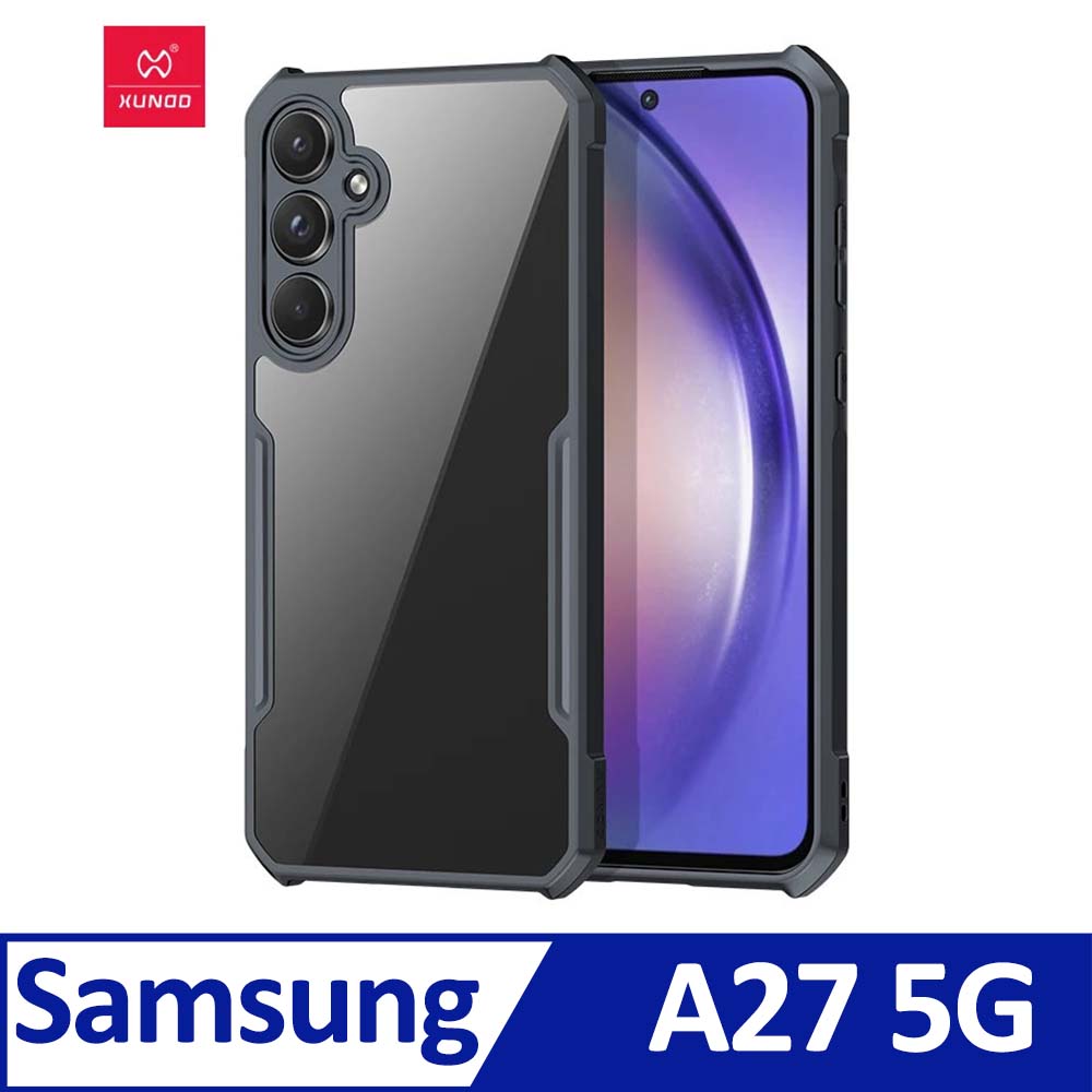 XUNDD 甲蟲系列 SAMSUNG Galaxy A27 5G 防摔保護軟殼 炫酷黑