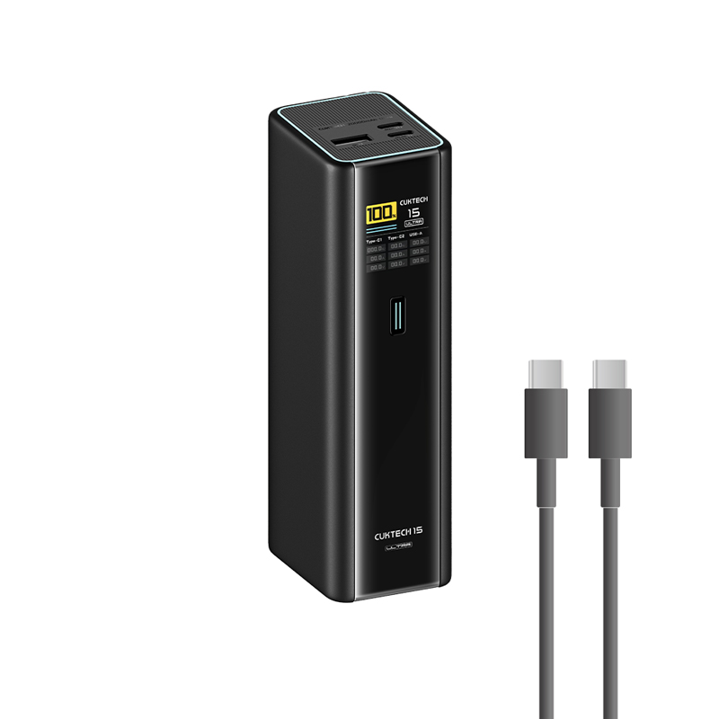 【Wh+CCC標示】CUKTECH 酷態科 15號Ultra 210W 行動電源 20000mAh (PB200U) -黑色