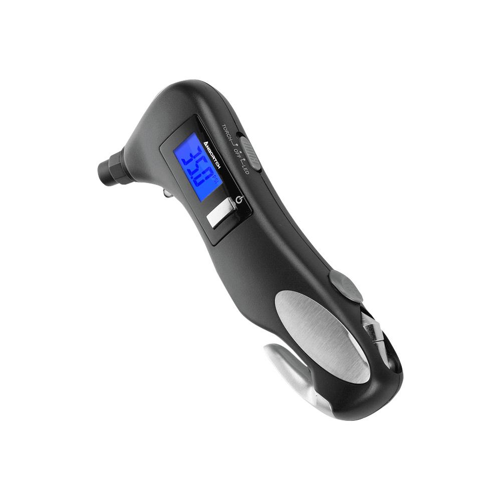 【安伯特】定海神針Pro五合一數位顯示胎壓錶 (一年保固) 胎壓偵測器 胎壓表 胎壓檢測 破窗錘