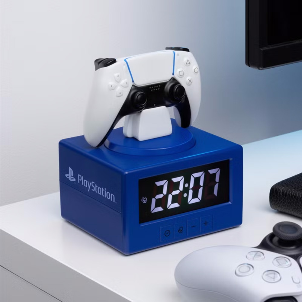 【Paladone UK】Playstation PS5遊戲搖桿造型 Figure 3合1 鬧鐘小夜燈