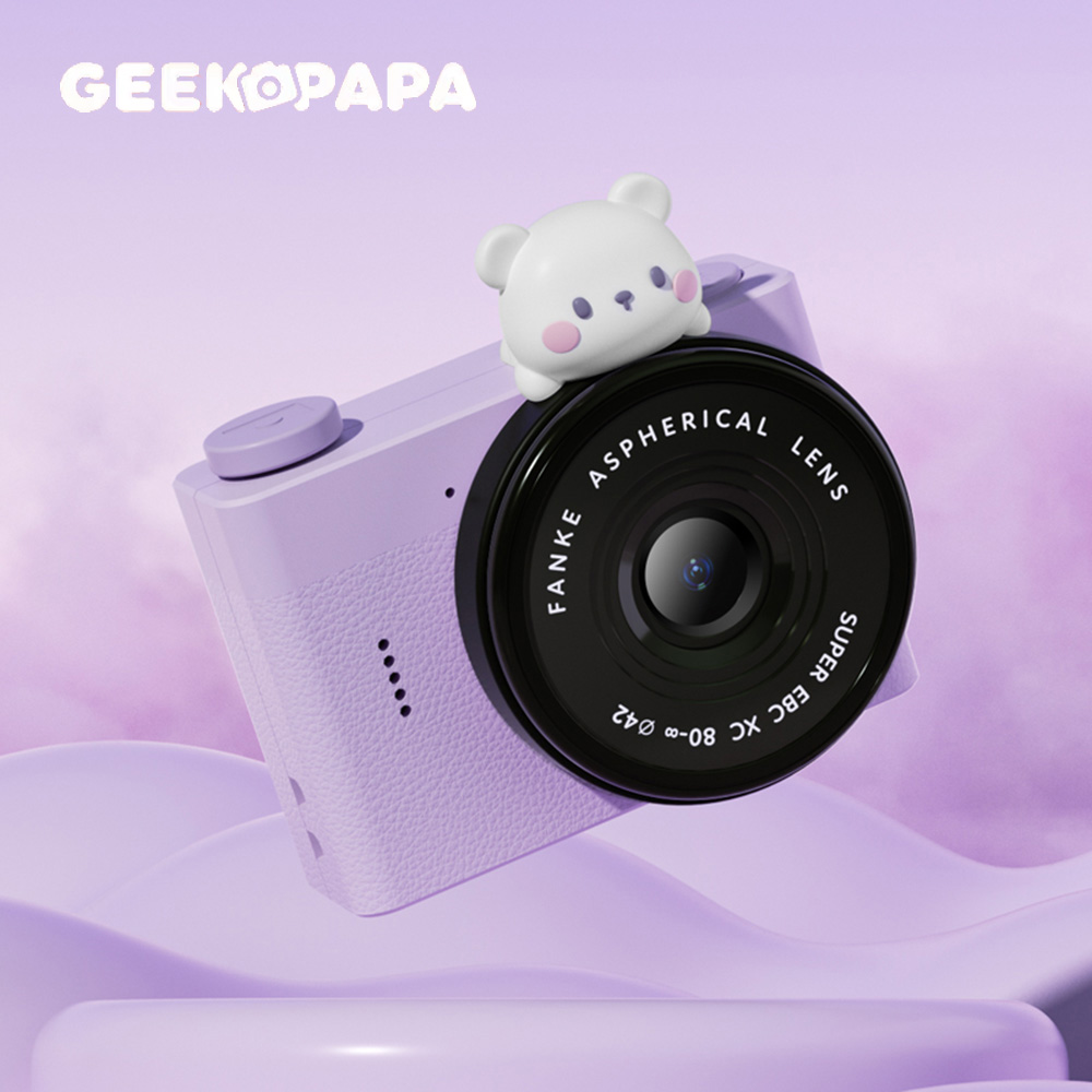 【GEEKPAPA 極客爸爸】A5mini兒童迷你數位相機-紫色