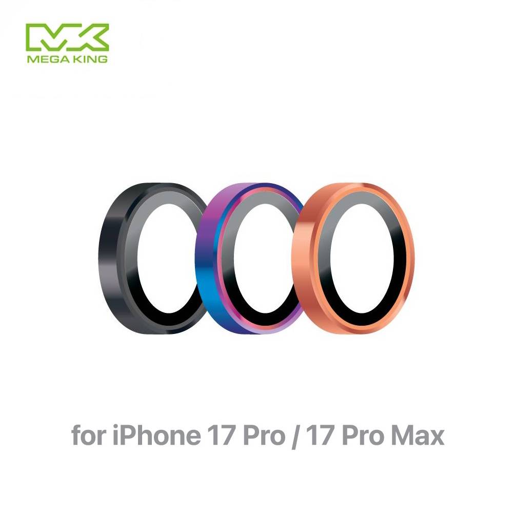 【中華員購】MEGA KING iPhone 17 Pro/Pro Max 藍寶石鏡頭貼 三鏡頭