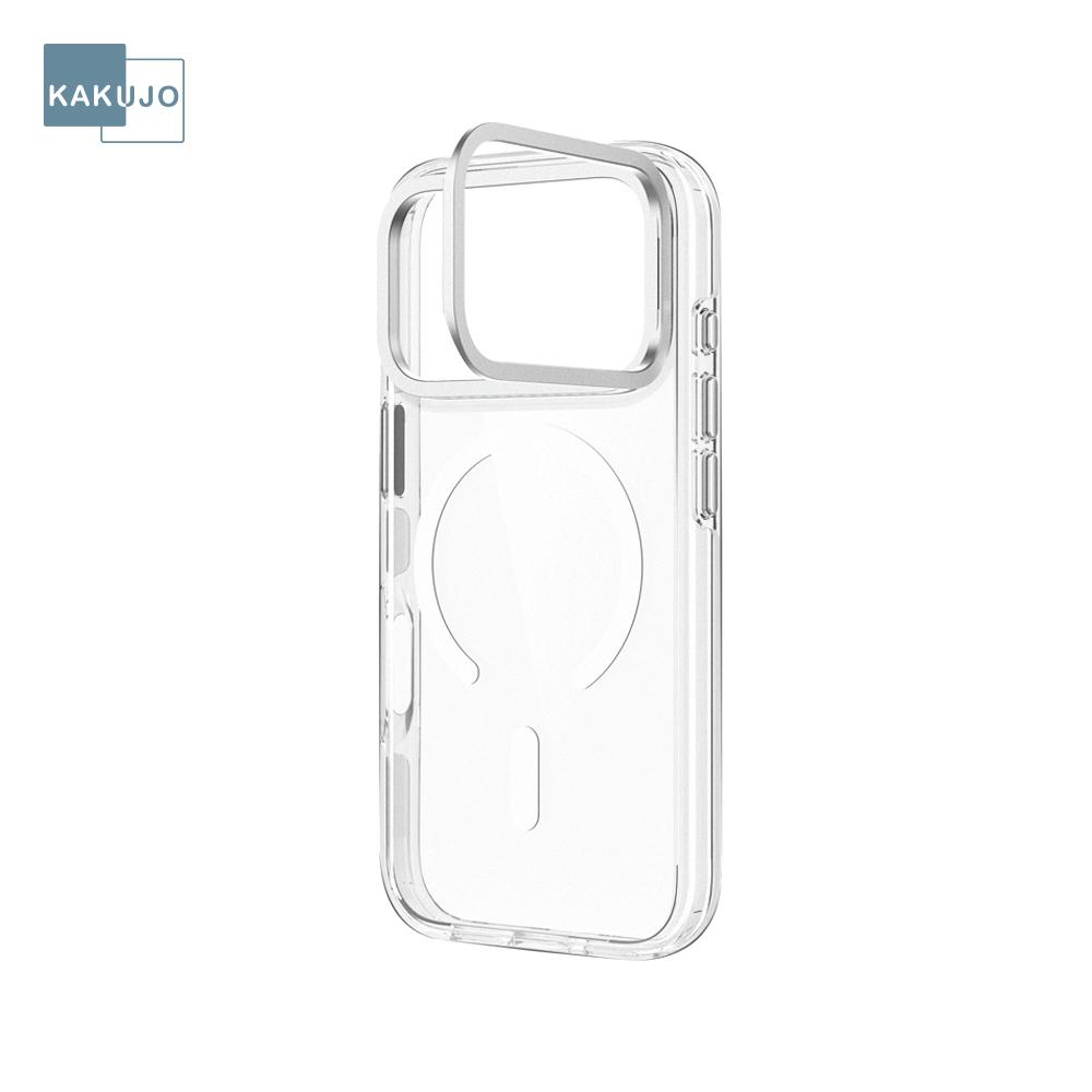 KAKUJO iPhone 18 Pro ECQ-S 超抗黃隱形支架防摔殼 透明
